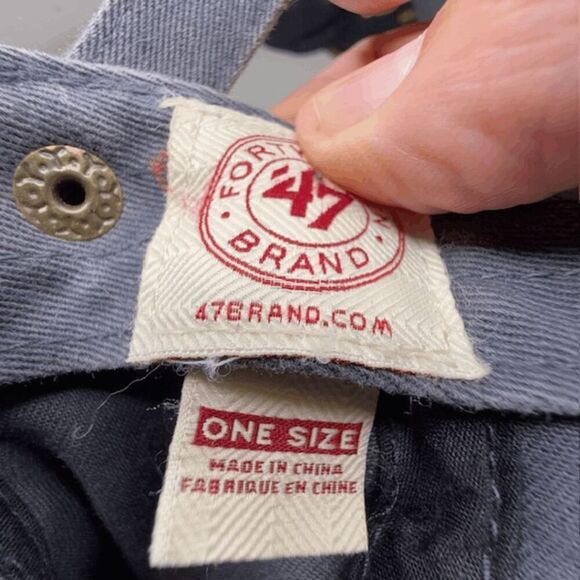 47 Brand Men's Strapback Officially Licensed Collegiate Golf Hat Gray One Size C - Picture 5 of 6